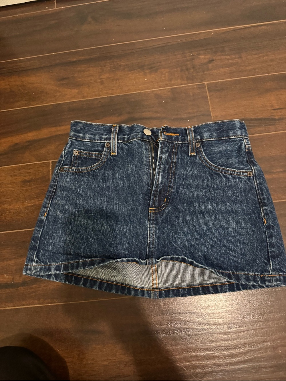Denim Forum The ‘90s Vintage Micro Denim Skirt